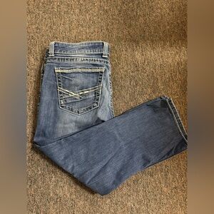 Harper Straight Leg Jeans in Denim Blue